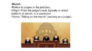 Bar and bench in law