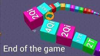 Cube Arena 2048 - End of the game