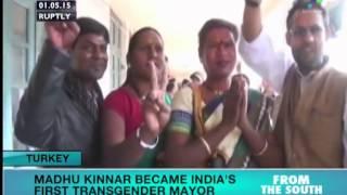 Madhu Kinnar becomes India's 1st trans-gender mayor