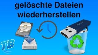 gelöschte Dateien (Fotos, Backups, Dokumente) wiederherstellen vom USB Stick, HDD oder SSD (deutsch)