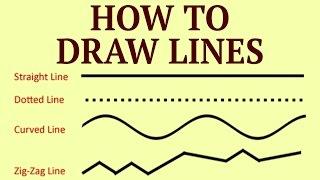 Learn How To Draw Lines | Drawing Exercises For Kids | Basic Drawing Lessons For Kids