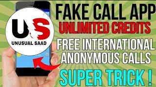 Fake Call App Unlimited Credits Trick | Best Free Call App for Android | Phone ID Faker Free Credits