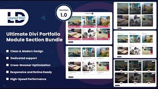 How To Import & Use Divi Portfolio Module Sections