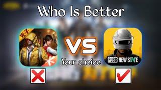 GAME FOR PEACE Vs PUBG: NEW STATE Who Is Better || Your Choice & Comments