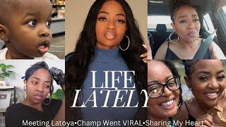 A Tearful Confession , Meeting Latoya Ebony, New Hair Color  and MORE! | Vlog