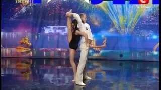 Duo Flame Dancers - Lara Fabian-Je t'aime @ Ukraine Got Talent