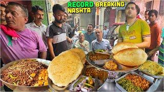 50/- Rs Indian Street Food Makhani Nashta  Gopi Ram Bedmi Puri, Sharma Sweets Kachori Launji