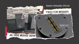 Tweeter de Fita Planar - HiFi Diy Al-100  8 ohms / Ribbon