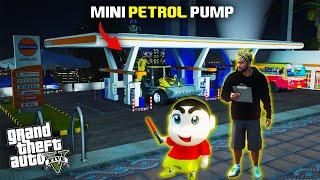 Gta 5: Franklin & Shinchan Build Mini Petrol Pump Near Franklin's House In Gta5.!As Gaming Malayalam