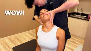 ASMR: Chiropractic Adjustment CRACKS the LIFE out of my NECK and BACK!