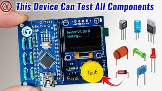 This device can Test Any Component led, transistor, inductor, capacitor, diodes