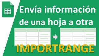 IMPORTRANGE Cómo llevar datos de una hoja de cálculo a otra