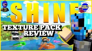 Daz Man Reviews Shine Texture Pack In Minecraft Bedrock! Minecraft Texture Pack Review