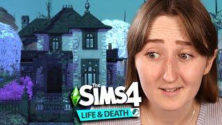 Building a *scary* house using ONLY The Sims 4: Life & Death