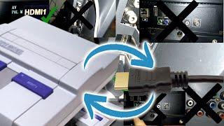 Como instalar Super Nintendo na TV Moderna (AV2HDMI) - Como Ligar Super Nintendo em HDMI