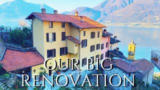 Renovating on lake COMO / Entrance hall