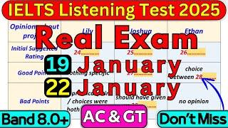 IELTS Listening Test 19 & 22 FEBRUARY 2025 | IDP & BC