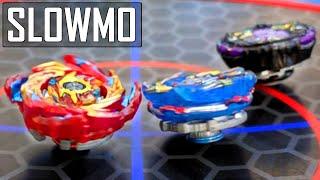 LIMIT BREAK BURN IN SLOW MOTION! Beyblade Burst in Slow Motion |  Beyblade Burst Surge