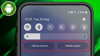 How To Remove Device Control And Media Output In Samsung Phone