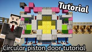 HOW TO MAKE CIRCULAR PISTON DOOR TUTORIAL - @ThatMumboJumbo |thekingph