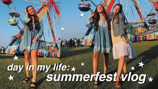 day in my life: summerfest VLOG | isabelle dyer