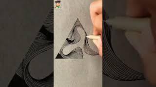 Diagonal lines Art #shorts #viral #trending #ytshorts #entertainment #art