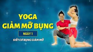 Yoga giảm mỡ bụng cho người mới bắt đầu - Ngày 1 - Siết cơ bụng giảm mỡ | Đặng Kim Ba