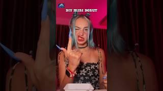 DIY MINI DONUT  #mukbang #asmr #food #challenge #sweet #diy #shorts #1win