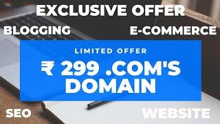 Buy Your .COM Domain Name @ 299 INR only | Limited Offer | Special Offer | CLOUDMAGIKA.COM |