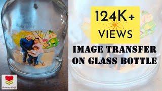 BEST DIY how to Easily Transfer a Photos onto glass, with Mod Podge - Photo transfer on glass DIY