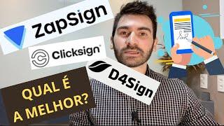 Clicksign vs D4Sign vs ZapSign: qual a melhor ferramenta de assinatura digital e eletrônica?