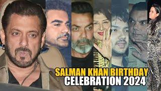 Salman Khan Birthday Celebration 2024 Bobby Deol, Sangeeta Bijlani, Arbaaz Khan, Sohail Khan, Arpita