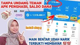 TANPA UNDANG TEMAN!! GAME PENGHASIL SALDO DANA - GAME PENGHASIL UANG 2025 TERBUKTI MEMBAYAR