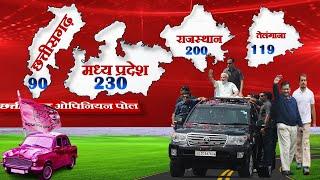 Assembly Elections 2023 Opinion Poll Exit Poll Rajasthan Assembly Elections 2023 Madhya Pradesh