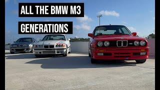 Behind the scenes with all the BMW M3 and M4 models