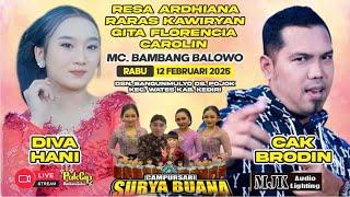 #LiVE SURYA BUANA BT Cak BRODiN & DiVA HANi || 12-02-2025 || Bangunmulyo Pojok Wates Kediri