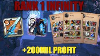 RANK 1 INFINITY | 200M+ PROFIT | 8.4 Kill | Albion Online