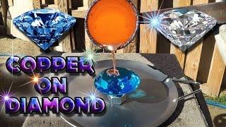 Molten Copper vs Blue Glass Diamond