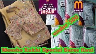 Meesho Party Wear Saree Unboxing Haul |New saree collection from Meesho |festive & wedding special..