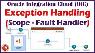 18. Scope - Fault Handler : Exception handling in Oracle integration | How to handle exception