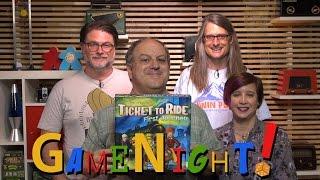 Ticket to Ride: First Journey - GameNight! Se4 Ep18 - How to Play and Playthrough