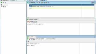 Oracle PLSQL Tutorial: "Hello World" In 30 Secs