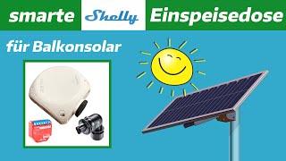 smarte Shelly-Einspeisedose für Balkonsolar. Sehr günstig durch 0% MwSt.!