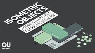 Isometric Objects in Adobe Illustrator and Adobe Photoshop