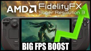 How To BOOST FPS In Elden Ring On Steam Deck | FSR 3 Frame Generation Setup Guide