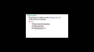 Depreciation | Estimation and Costing | Valuation | Methods of calculating Depreciation, #shorts