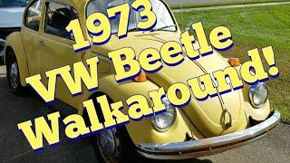 1973 Classic VW Beetle, 1 Family FL Survivor With Over 300k Miles, Walkaround Project Car!