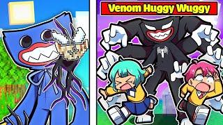 HIHA VENOM NHẬP VÀO HUGGY WUGGY TRONG MINECRAFT*HIHA VENOM HUGGY WUGGY 