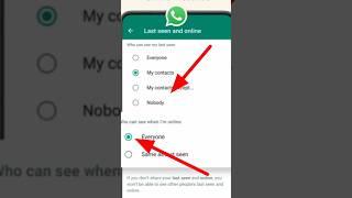 WhatsApp Status hide setting | hide WhatsApp status | #whatsapp