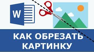 Как обрезать картинку в ворде